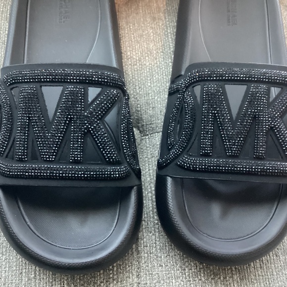 Michael Kors MICHAEL MMK Splash Slide Sandals, size 9 - Picture 2 of 9